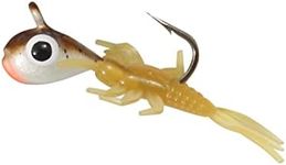 Northland Fishing Tackle Impulse Rigged Tungsten Mayfly Jig for Ice Fishing Panfish - This Hook Makes For the Pefect Fishing Gear - This Soft Lure Is Great For Many Freshwater Fish (Woodtick, 1/28 Oz)