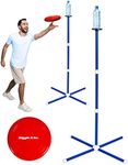 Giggle N Go Yard Games for Adults and Kids - Outdoor Polish Horseshoes Game Set for Backyard and Lawn with Frisbee, Bottle Stands, Poles and Storage Bag﻿, Easter Basket Stuffers Gifts for Kids.