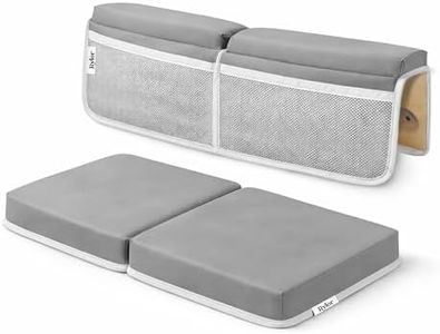 Rylor Premium Baby Bath Kneeler Mat & Elbow Rest Pad Set – Comfortable Bath Kneeler and Elbow Kneeling Rest Pad for Parents, Extra Long 26'', 2.4'' Thick, Non-Slip Support for Easy Bath Time (Gray)