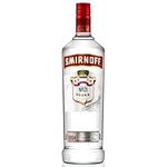 Smirnoff No. 21 Vodka | 37.5% vol | 1L | Triple Distilled & 10 x Filtered | Premium Vodka Made in Great Britain | Smooth with a Hint of Sweetness & Pepper