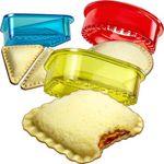 Sandwich Cutter and Sealer - Crustless Sandwich Maker - Cut and Seal - Great for Lunchbox and Bento Box - Boys and Girls Kids Lunch - Sandwich Cutters for Kids …