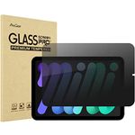 ProCase iPad Mini 6 8.3 4-Way Privacy Screen Protector 2021, 360 Degree 4-Way Anti-Spy Tempered Glass Screen Film Guard Screen Protector for iPad Mini 6th Generation 8.3ââ‚¬Â 2021