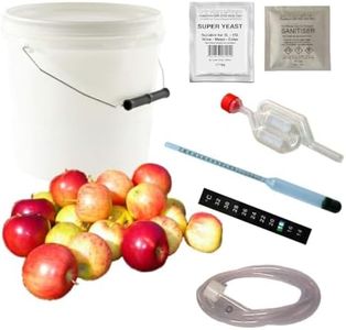 Cider Making Kit Full Homebrew Starter - 5L/1 Gallon/10 Pints Beer Wine Mead