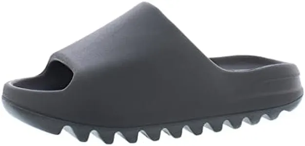 adidas Mens Yeezy Slide HQ6448, Onyx/Onyx/Onyx, 9