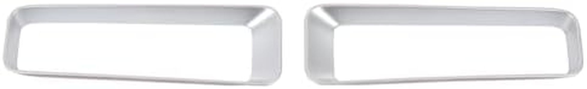 Front Bumper Caliper Air Duct Vent Frame for INEOS Grenadier 2020-2025 Front Bumper Air Intake Splitter Sticker Car Body Side Fender Spoiler Bezel Cover Trim Protector Accessories ABS (Silver)