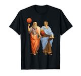 Plato and Aristotle with Basketballs - Philosophy Shirt T-Shirt