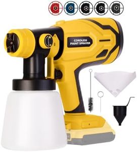 Pulverizador de Pintura inalámbrico para batería DEWALT de 20 V, Pistola de pulverización sin escobillas para Interior y Exterior del hogar, pulverizador de Manchas de Pintura de casa para Vallas