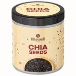 Bitewell Organic Chia Seeds | Nourish Your Body & Manage Weight | Calcium, Protein & Fibre-Rich | Antioxidant-Packed | Digestive Support | Sustained Energy | Heart Health Benefits | 300G