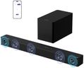 ULTIMEA 5.1CH Soundbar, Dolby Atmos, VoiceMX, BassMX, APP, 340W Sound bar for TV, Home Theater Surround Sound System, Bluetooth 5.4, Poseidon M60 Boom(2025 Model)