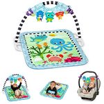 Baby Einstein - Neptune's Discovery Reef, 3-in-1, Play Gym & Take-Along Toy Bar, 65+ melodies and songs, 4 modes of fun, Newborn