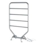 Warmrails RTS Mid Size Wall Mounted or Floor Standing Towel Warmer, 34-Inch, Nickel Finish