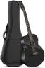 Enya Acoustic-Electric Guitar X3 Pro Mini Carbon Fiber Travel Guitar - 36" 3/4 Size with Built-in Effects & Wireless Speaker, Includes Gig Bag & Cables - Ideal for Professional & Stage Performance