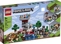 LEGO Minecraft The Crafting Box 3.0 21161 Minecraft Brick Construction Toy and Minifigures, Castle and Farm Building Set, Great Minecraft Players Aged 8 and up, New 2020 (564 Pieces)