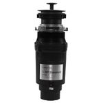 Carysil Food Waste Disposer for Kitchen Sink, 1/2 HP Standard, Ideal for 2-5 Person Family, 2500 RPM, Corrosion-Proof & Stainless Steel Grinding Components, Fits under the Kitchen Sink, Black