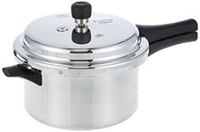 Prestige Popular Aluminium Pressure Cooker, 4 Liters,Silver