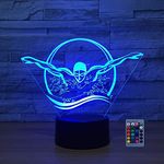 3D Swimming Night Light Lamp 7 Color Change LED Touch USB Table Gift Kids Toys Decor Decorations Christmas Valentines Gift Birthday Gift【7 to 15 Days to Arrive in England】