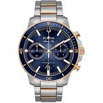 Bulova Marine Star Chronograph Men's Watch, Stainless Steel , Two-Tone (Model: 98B301)