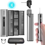 ARROWMAX 7.4V Mini Electric Screwdriver, Precision Electric Screwdriver, 60-in-1 Magnetic Bits, Smart Motion Control, Max 3 N.m, 5 Torque Modes, Repair Tool Set for Phone Camera Laptop Watch