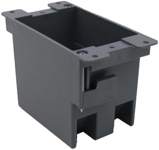 YQSIYU 1-Gang PVC Old Work Switch/Outlet Electrical Box,14 cu.in.Old Work Electrical Box 1 Gang Extra Deep,ETL,for Home Improvement,Plastic Junction Box for Switches(1 Pack)