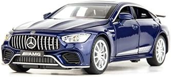 TGRCM-CZ 1/32 Diecast Car Benz AMG GT63 Model Car Pull Back with Sound and Light Toy Car for Boys Girls Adult Gift(Blue)