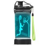 Basketball Gifts, Light Up Kids LED Water Bottle with 3D Basketball Design- 14 OZ Tritan BPA Free - Cool Drinking Cups Gift for School Kids Teenage Boy Girl Child Christmas Holiday