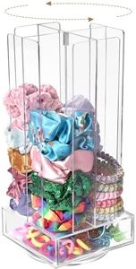 OAOLEER Acrylic Scrunchie Holder Organizer with drawer,