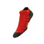 TEGO-Ankle Socks-Blaze Cotton (Pack Of 1 - Red, Small)