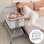 Baby Bassinet with Mattress, 3-in-1
