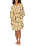 Vera Bradley womens Cozy Knit Robe (Extended Size Range), French Hens, S-M