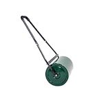 Garden Lawn Roller for Grass Galvanised Steel Water or Sand Fill 30L 38L 48L Metal Heavy Duty with Padded Handle Push or Pull (30L)