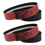 Keenso Duokon Road Bicycle Handlebar Tape, Bicycle Handlebar Tape Bent Grip Bar Tape Breathable Cycling Bike Handle Bandage Wrap Strap(Black and Red) Riding