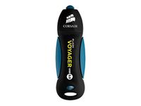 Corsair CMFVY3A-256GB Voyager v2 256 GB USB 3.0 Rugged Waterproof Flash Drive - Black