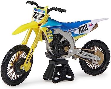 Supercross, Authentic Adam Enticknap 1:10 Scale Collector Die-Cast Toy Motorcycle Replica with Race Stand, for Collectors and Kids Age 5 and Up