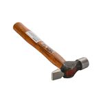 TATA AGRICO- Cross Pein Hammers Drop Forged Steel, Seasoned Wood Handle, | Home & Industrial Use, Garage| 200 Gms/Set Of 1Pcs-Brown And Gray