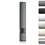 LARS NYSØM Salt Pepper Mill Manual with Adjustable Ceramic Grinder from coarse to fine I Design Spice Mill (Cool Grey)