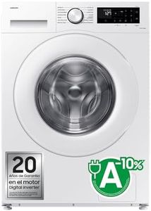 SAMSUNG WW90CGC04DTEEC - Lavadora 9KG - AI EcoBubble™ con SmartThings e Inteligencia Artificial, clase A, color blanco