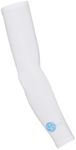 SParms UPF 50+ Cooling Arm Sleeves - White (Pair of 2) (M)