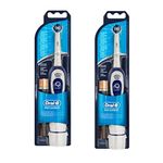 Oral-B Braun Pro Expert DB4010 Battery Operated Toothbrush (Duo Pack) White and Blue