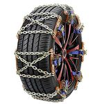 Snow Chains for Cars, Baceyong 175-265 mm Automobile Tire Snow Chain, Car Wheel Snow Skid Emergency Chains For Truck SUV, Pack of 1