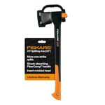 Fiskars X17 Splitting Axe, Tree Branch Cutter and Wood Splitter (23.5-Inch Axe) with Shock-Absorbing Handle