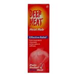 Deep Heat - Heat Rub, For Muscular & Rheumatic Aches, Pain and Stiffness, 100 g (Pack of 1)