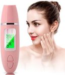 Facial Moisture Oil Tester 0~99.9% with Digital LCD, Precision Skin Sensor Analyzer Display for Detection Skin Condition