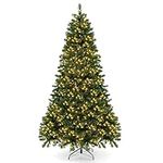Goplus 7FT Pre-lit Christmas Tree, 