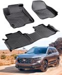 CreekT for Honda CRV Floor Mats 2025 2024 2023, for Honda CR-V Hybrid All Weather Floor Mats & Cargo Liner Trunk Interior-Custom Fit for Honda CRV Accessories 2023-2025,for CRV Mats (3 Piece/Set)