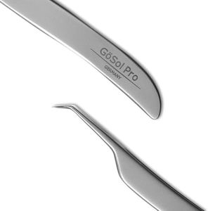 GöSol Pro Blackhead Tweezers for Nose & Face – Precision Ingrown Hair & Blackhead Removal Tool, Stainless Steel, Professional Comedone Tweezers for Men & Women