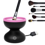 Make up Brush Cleaner Machine Wash in Seconds, Gifts for Her Electric Makeup Brush Cleaner Set USB Cosmetic Brushes Cleaning Tool for Various Types of Makeup Brush