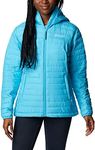 Columbia Women's Silver Falls Hooded Jacket, Atoll, Small