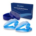 ZQuiet® Comfort System Starter Kit, Dentist-Designed Anti-Snoring Treatment, 2 Sleep Aid Mouthpieces and Storage Case