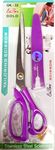 SSKR Stainless Steel Scissor for Sewing and Tailoring Purpose with Cap - 10 Inch