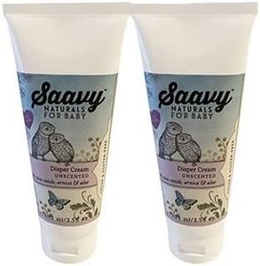 2 PACK-Saavy Naturals Baby Diaper Cream | Organic Diaper Rash Ointment for Infant with Zinc Oxide, Arnica & Aloe | Baby Shower Gifts | 2.5oz Unscented